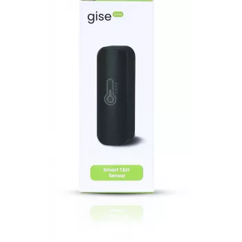 GISE Smart Temperature and Humidity Sensor Wi-Fi Black | Tuya | GTHS-WF-01-B