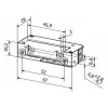 BIRA HARTTE XS00UW Electric Strike 12-24V AC/DC with Mechanical Release Switch
