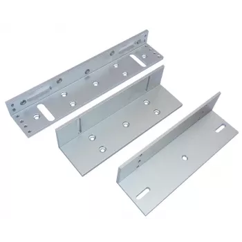 BIRA MG350ZL ZL-Type montāžas kronšteins 350kg magnētiskajai slēdzenei, sudraba krāsa