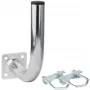 ROBSON L200B Balkona antennas stiprinājums 20 cm Sudrabs