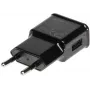 DELTA USB sienas lādētājs 5V 2A Melns
