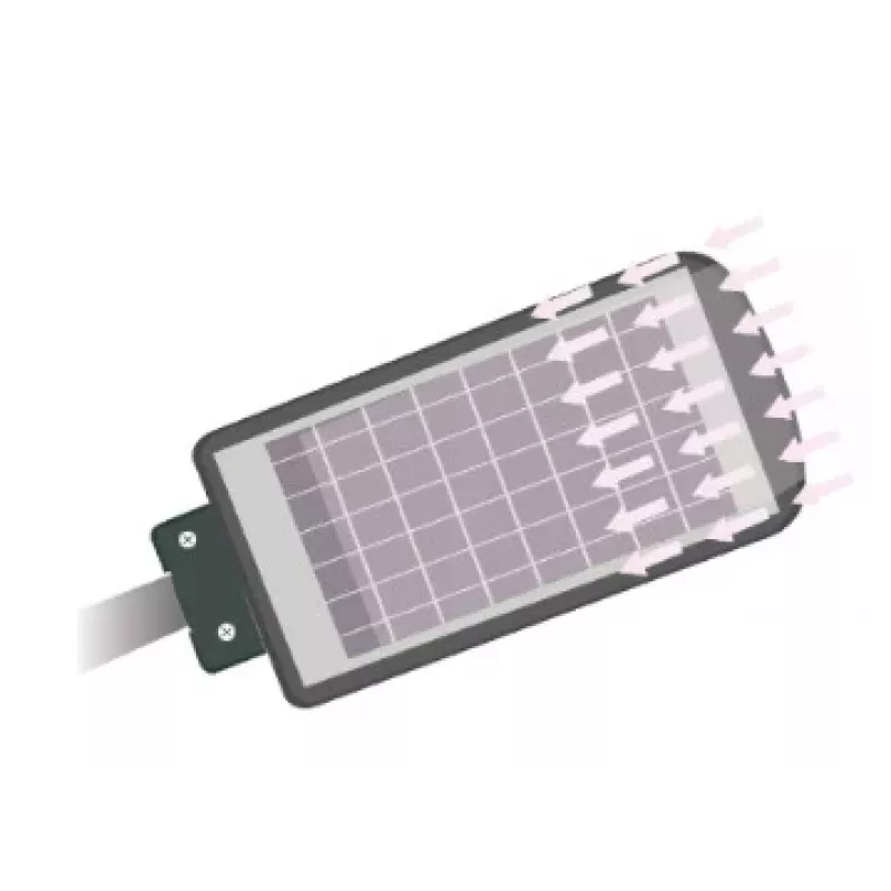 VOLT POLSKA Saules lampa JOCKER 120 + 12W Panelis + Tālvadības pults
