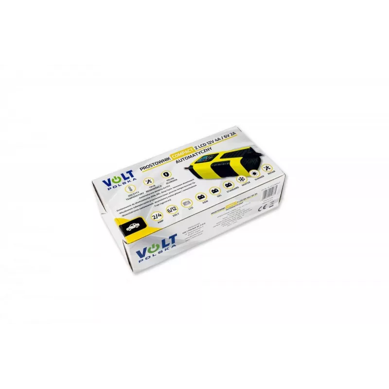 Volt Polska Automātiskais akumulatora lādētājs 12V 4A / 6V 2A LCD