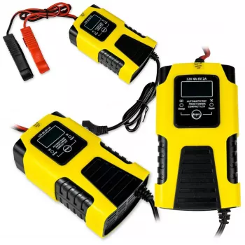 Volt Polska Automātiskais akumulatora lādētājs 12V 4A / 6V 2A LCD