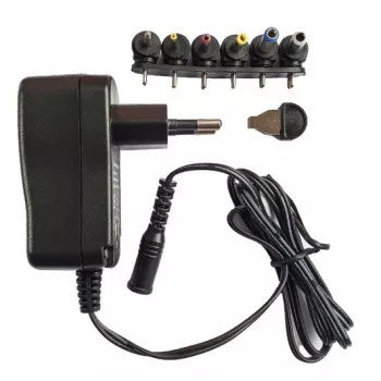 ESPE ESPE-24UN-W2E Universāls regulējams AC/DC barošanas adapteris 3-12V 2A 1m