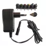 ESPE ESPE-24UN-W2E Universāls regulējams AC/DC barošanas adapteris 3-12V 2A 1m