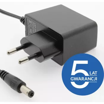 ESPE 12V 2A 24W sienas barošanas bloks ar taisnu cilindrisko savienotāju 5,5x2,1 mm, 5 gadu garantija