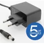 ESPE 12V 2A 24W sienas barošanas bloks ar taisnu cilindrisko savienotāju 5,5x2,1 mm, 5 gadu garantija