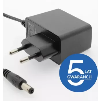 ESPE 12V 1.5A 18W Barošanas bloks ar taisnu DC spraudni 2.1x5.5mm, 5 gadu garantija