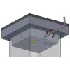 LED brīdinājuma gaisma Proxima SŁUPKOWA dzintara 12-230V AC/DC IP54