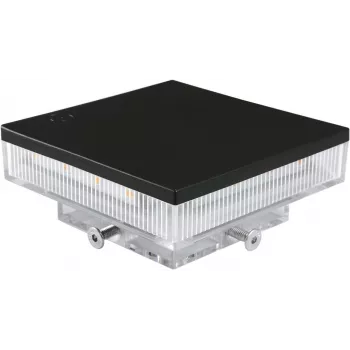 LED brīdinājuma gaisma Proxima SŁUPKOWA dzintara 12-230V AC/DC IP54