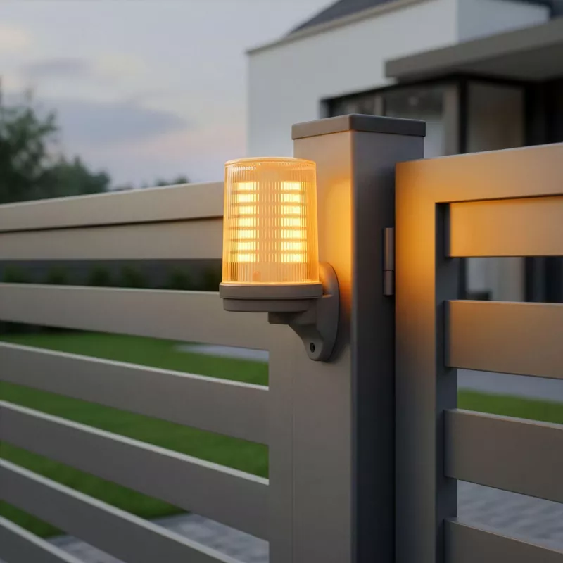 LED Lamp Proxima WALEC ar integrētu 868 MHz antenu (12-24V AC/DC vai 230V AC) - Balta, Oranža gaisma