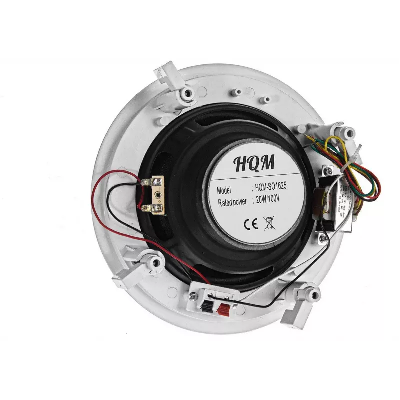 HQM HQM-SO1625 20W 100V Griestu Skaļrunis Balts