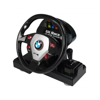 LEAN TOYS Ar vadāmu BMW M3 Balts 2.4G Stūres rats 1:18 Skaņa Gaismas