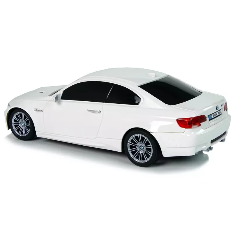 LEAN TOYS Ar vadāmu BMW M3 Balts 2.4G Stūres rats 1:18 Skaņa Gaismas