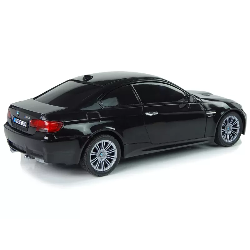 LEAN TOYS Remote Controlled BMW M3 Black 2.4G Pilot Steering Wheel 1:18 Sound Lights