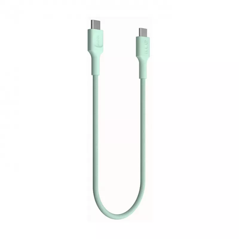 Green Cell PowerStream USB-C to USB-C Cable 100W 2m Mint Green