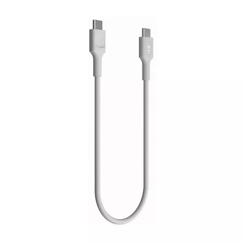 Green Cell PowerFlex USB-C to USB-C kabelis 100W PD ātra uzlāde 0,3m Balts