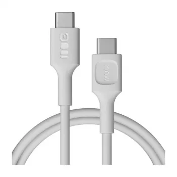 Green Cell PowerFlex Fast Charging USB-C to USB-C Cable 100W White 1.2m