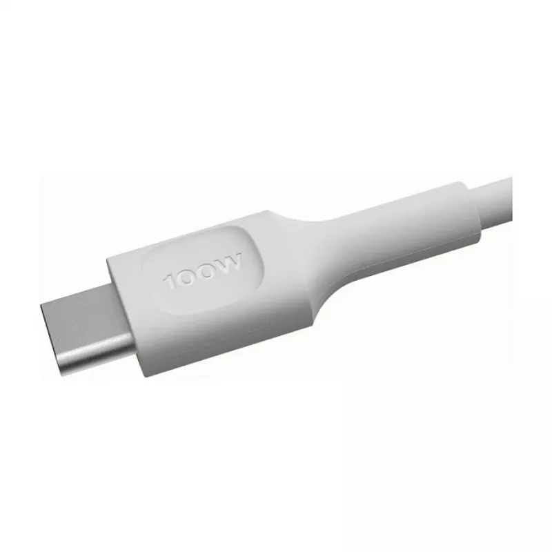 GREEN CELL PowerFlex USB-C to USB-C kabelis 2m 100W PD Snow White