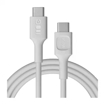 GREEN CELL PowerFlex USB-C to USB-C kabelis 2m 100W PD Snow White