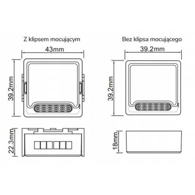 OXT Mini WiFi Relay Module 3-Channel Tuya T223