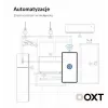OXT T220P Wi-Fi releja modulis, 1 ķēde, 16 A, enerģijas patēriņa mērīšana, Tuya