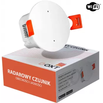 OXT T150 mmWave radara klātbūtnes un spilgtuma sensors 230V WiFi Tuya Smart Life