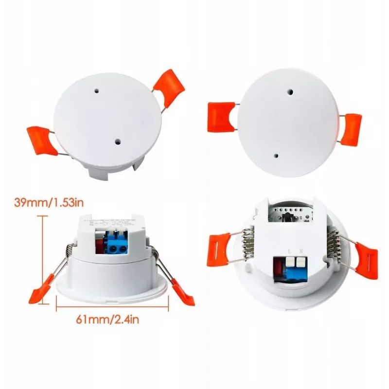 OXT T150 mmWave radara klātbūtnes un spilgtuma sensors 230V WiFi Tuya Smart Life