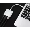 ZENWIRE BYL-2008N 3-in-1 MHL Hub USB-C uz HDMI 4K adapteris, Space Gray