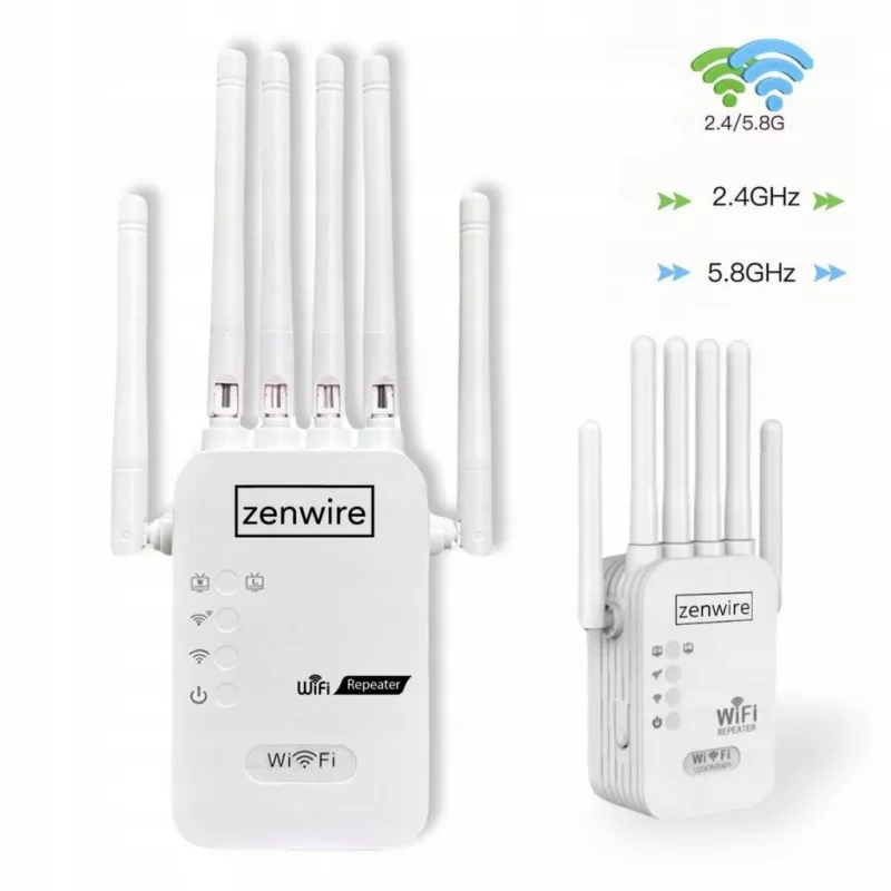 Zenwire WD-R1201U āra WiFi 5 retranslators/piekļuves punkts 1200 Mbps
