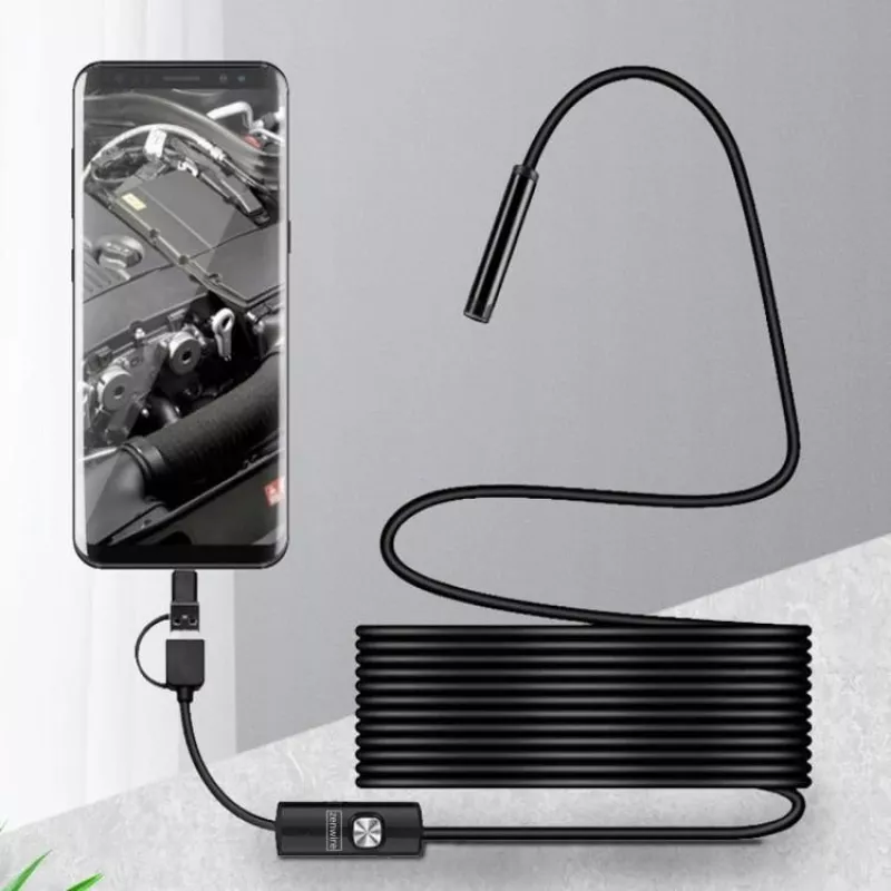 ZENWIRE AN100 USB-C Endoskopa Inspekcijas Kamera 3.5m 1080p IP67 ar Piederumiem