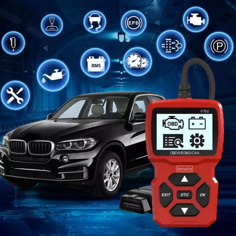 ZENWIRE V750 OBD2 CAN diagnostikas skenera saskarne BMW