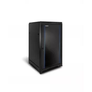 RACKTEL RL-6627SR 27U 600x600 Grīdas servera skapis, melns