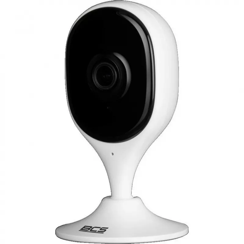 BCS LINE BCS-L-SHOME01 2MP Wi-Fi Indoor Camera, Full HD 1080p, Night Vision, Two-Way Audio, White