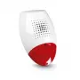 SATEL SP-500 R Vadu āra sirēna ar stroboskopu, sarkans korpuss, balta LED