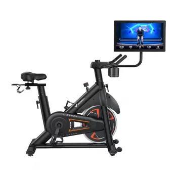 MERACH MR-S36B3 Vingrošanas velosipēds - Magnētiskais vertikālais velosipēds ar Bluetooth, LCD displeju, siksnas piedziņu, 6 kg spararatu, 120 kg maksimālo lietotāja svaru