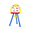 LEAN TOYS Stāvošā magnētiskā tāfele 1200x900mm abpusēja 360° rotējoša