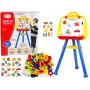 LEAN TOYS Stāvošā magnētiskā tāfele 1200x900mm abpusēja 360° rotējoša