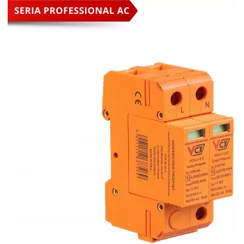 VCX Professional C2P Class C Pārsprieguma aizsardzības ierīce 2P (T2) 40kA