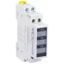 VCX DVM 3-fāžu modulārais sprieguma indikators 80-500V AC DIN sliedei