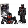 LEAN TOYS Interaktīvs robots staigā skaņa gaismas melns