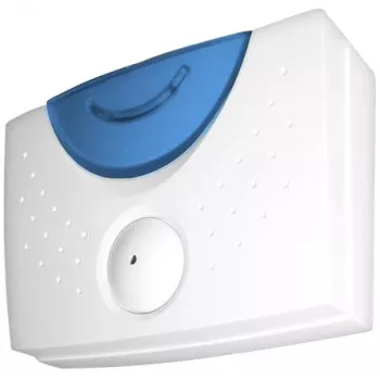 EURA ED-30A3 (RL-9811) Bezvadu durvju zvans ar PIR kustības sensoru, 32 melodijas, 100m darbības rādiuss, IP44