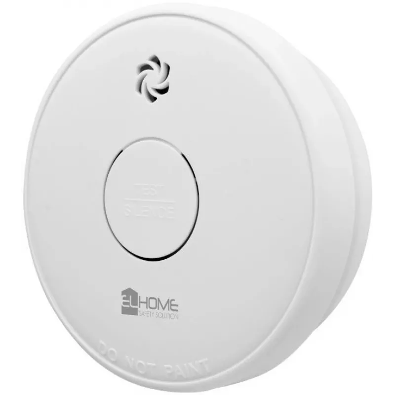 EL-HOME SD-87A2 Dūmu detektors - fotoelektriskais optiskais sensors, 9V baterija, balts