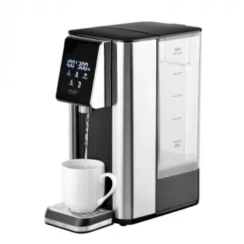 Adler AD 1356 Elektriskā tējkanna, 1,7 L, 2200 W, Nerūsējošais tērauds, Sudraba