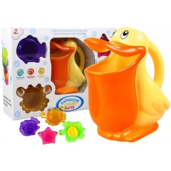 LEAN TOYS Pelican With Patterns To Bath