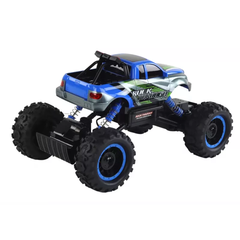 LEAN TOYS Bezvadu Vadāma Apvidus Auto RC 1:14 2.4G Zils