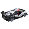 LEAN TOYS Ar tālvadību vadāma policijas automašīna RC mērogā 1:12 balta