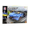 LEAN TOYS Robot Car 2in1 Hurricane Blue Construction Bricks 328 pcs.
