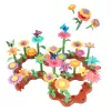 LEAN TOYS Creative Garden Flowers Construction Blocks Set 198 pcs.